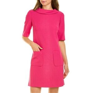 Trina Turk Maleko Shift Dress Fuchsia NWT